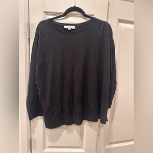 LOFT Classic Black Crew Neck Sweater